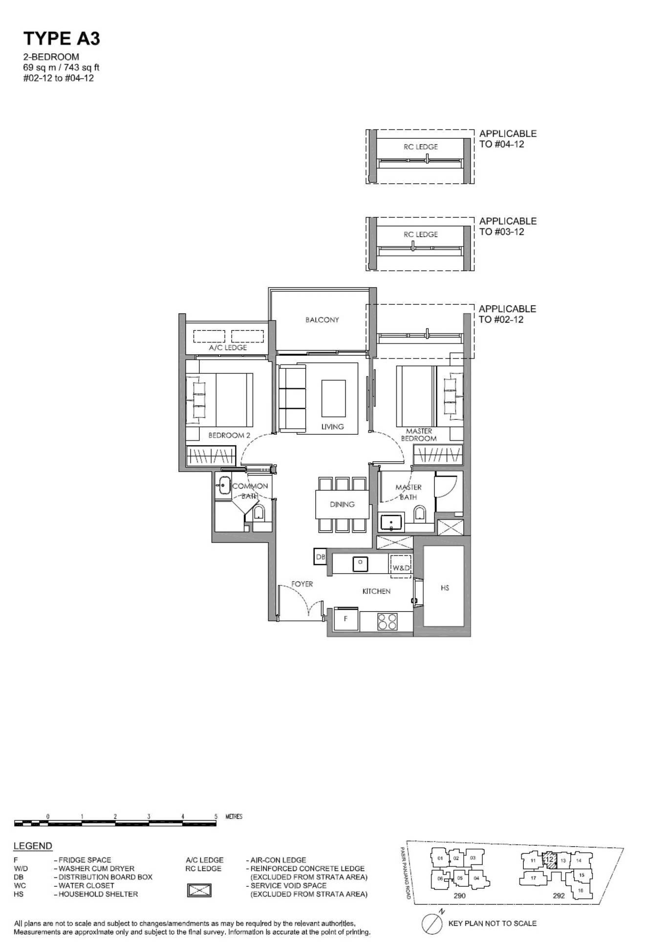 The Hillshore floorplan